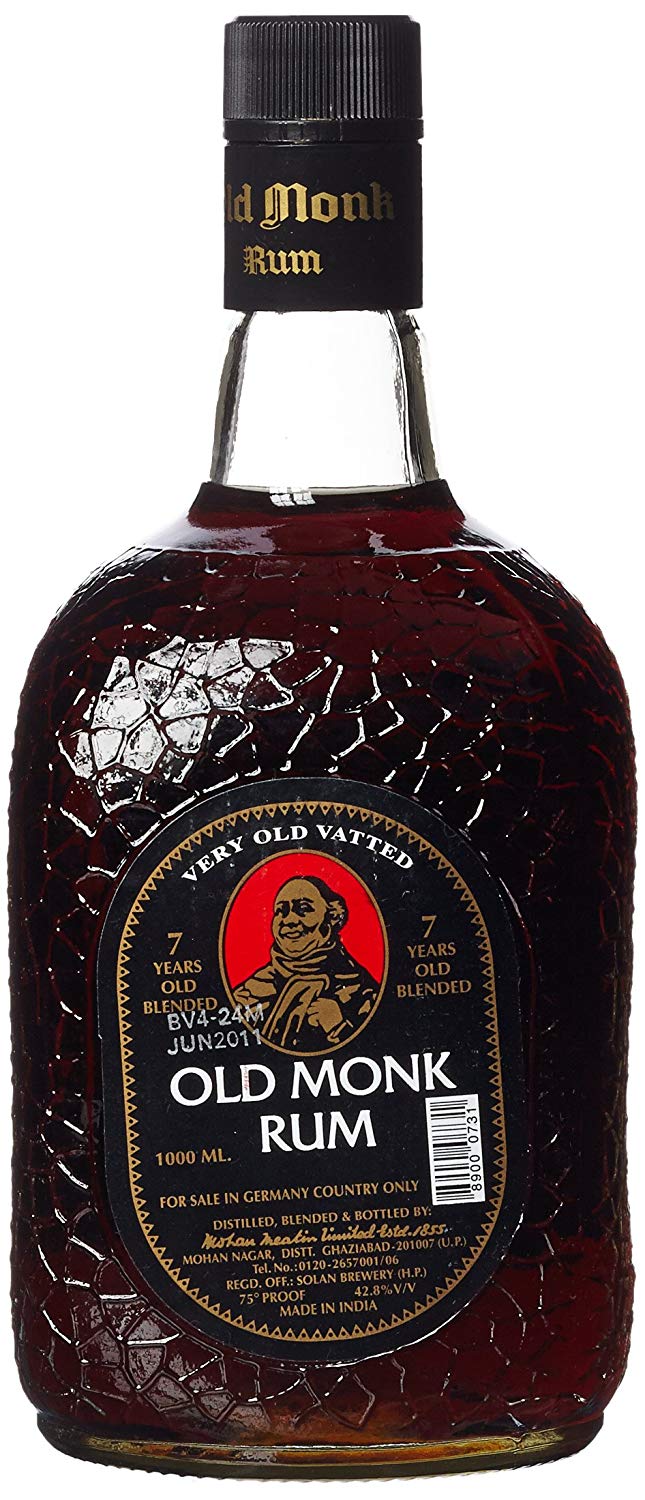 Old Monk 7 YO – 1 L – 42.8% vol.: vista principale