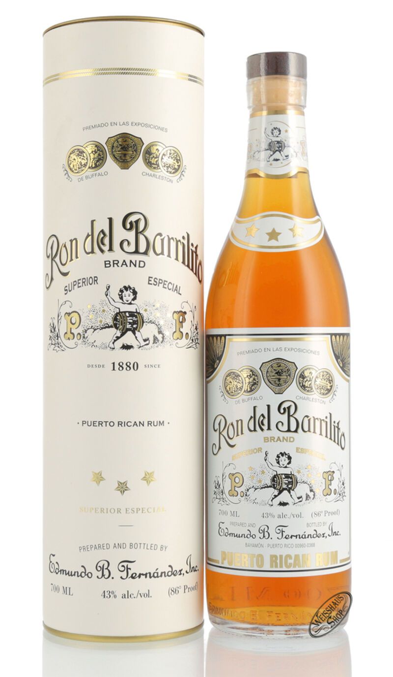 Del Barrilito 3 Stars – 700 ml – 43.0% vol.: vista principale