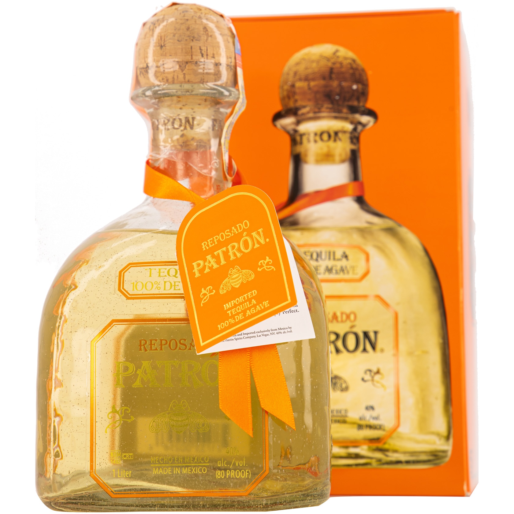 Patron Reposado – 1 L – 40.0% vol.: vista principale
