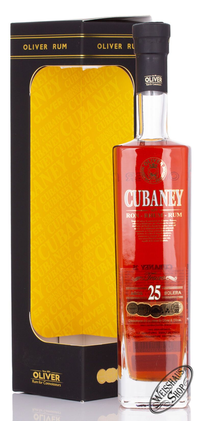 Cubaney 25 YO Tesoro – 700 ml – 38.0% vol.: vista principale