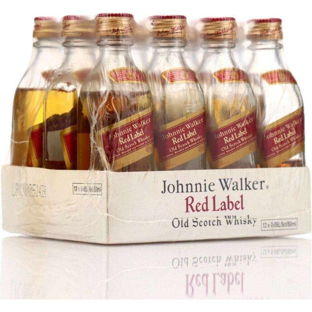 Johnnie Walker Red Mini – Confezione 12×50 ml – 40.0% vol.: vista principale