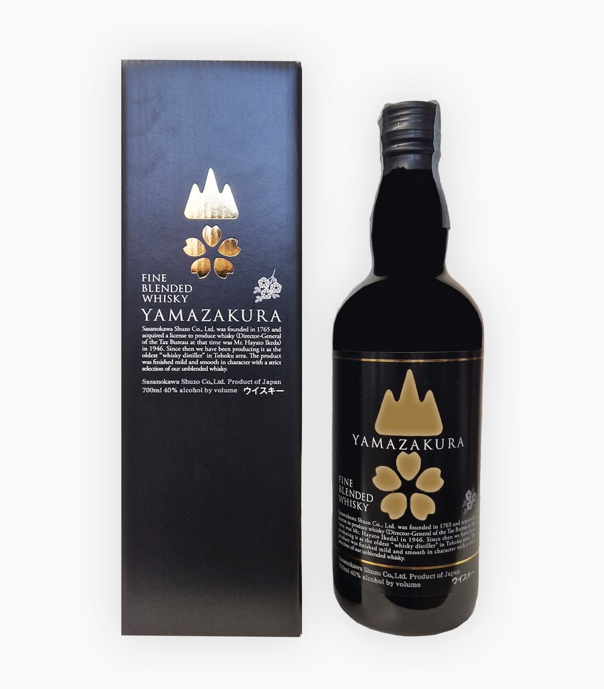 Yamazakura Blended Black Label – 700 ml – 40.0% vol.: vista principale