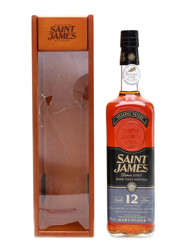 Saint James 12 YO – 700 ml – 43.0% vol.: vista principale
