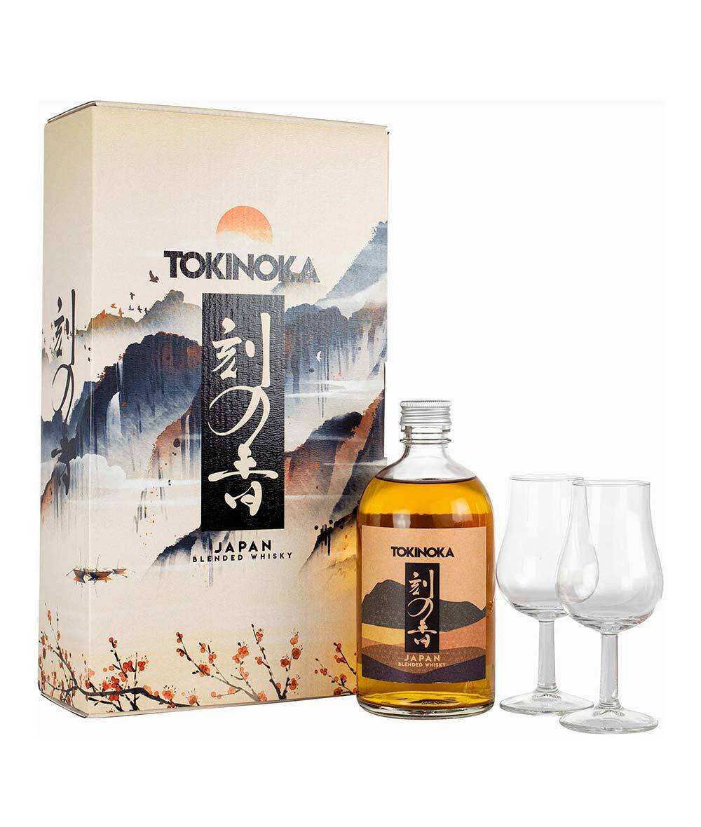 Tokinoka Blended +2 Bicchieri – Set Regalo – 500 ml – 40.0% vol.: vista principale