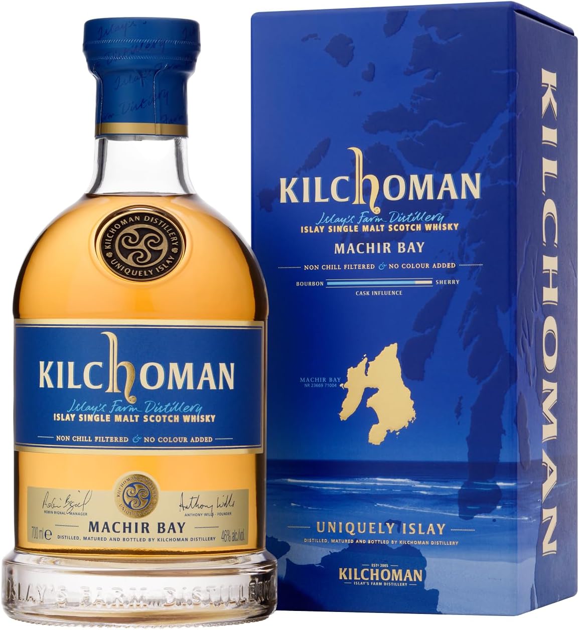 Kilchoman Machir Bay Islay Single Malt – 700 ml – 46.0% vol.: vista principale