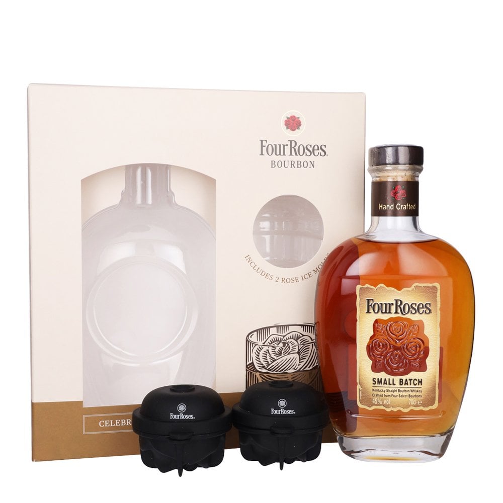 Bourbon Whiskey Four Roses +2Bicchieri – Set Regalo – 700 ml – 50.0% vol.: vista principale