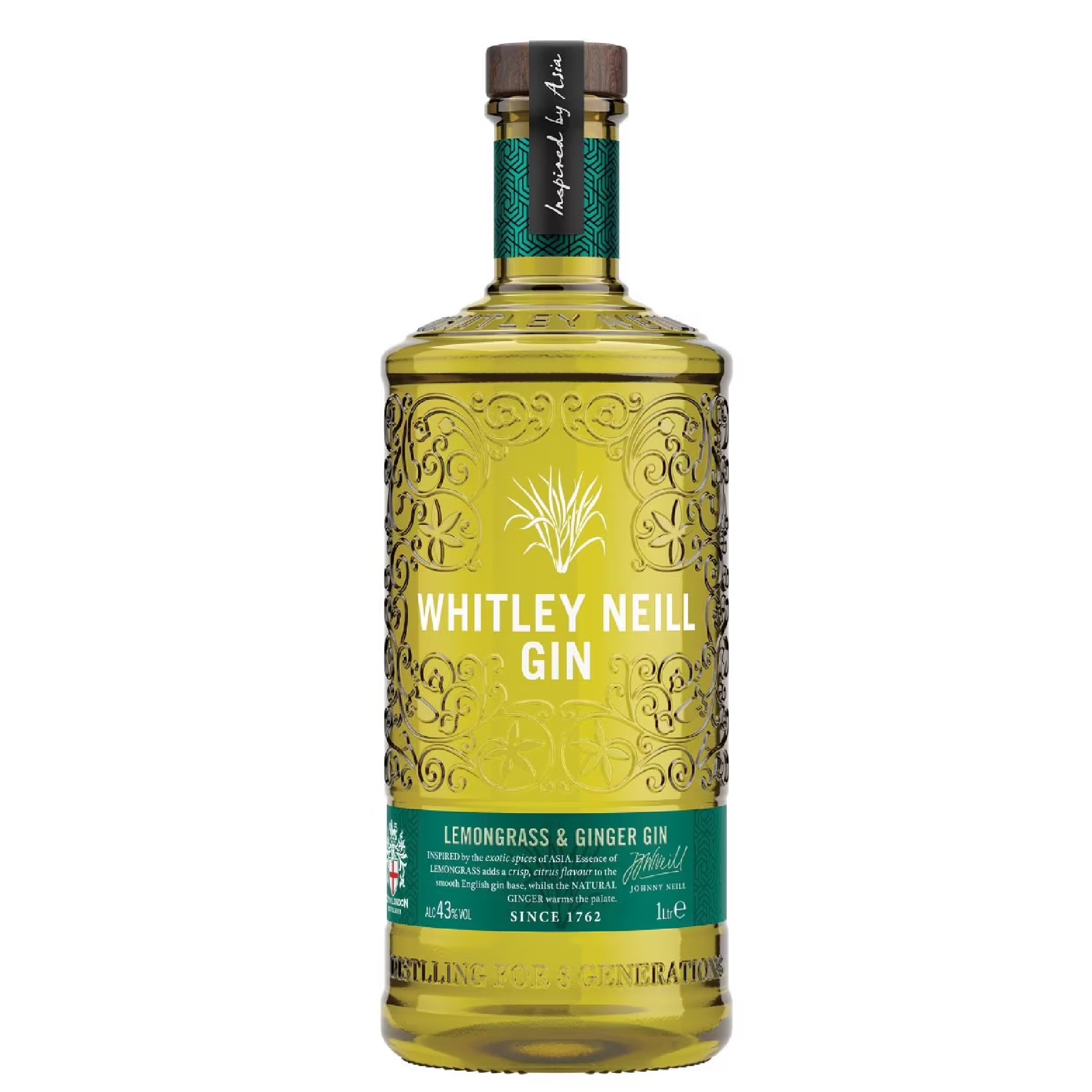Whitley Neill Lemongrass & Ginger – 700 ml – 43.0% vol.: vista principale