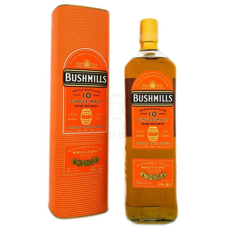 Bushmills 10 YO Sherry Cask – 1 L – 46.0% vol.: vista principale