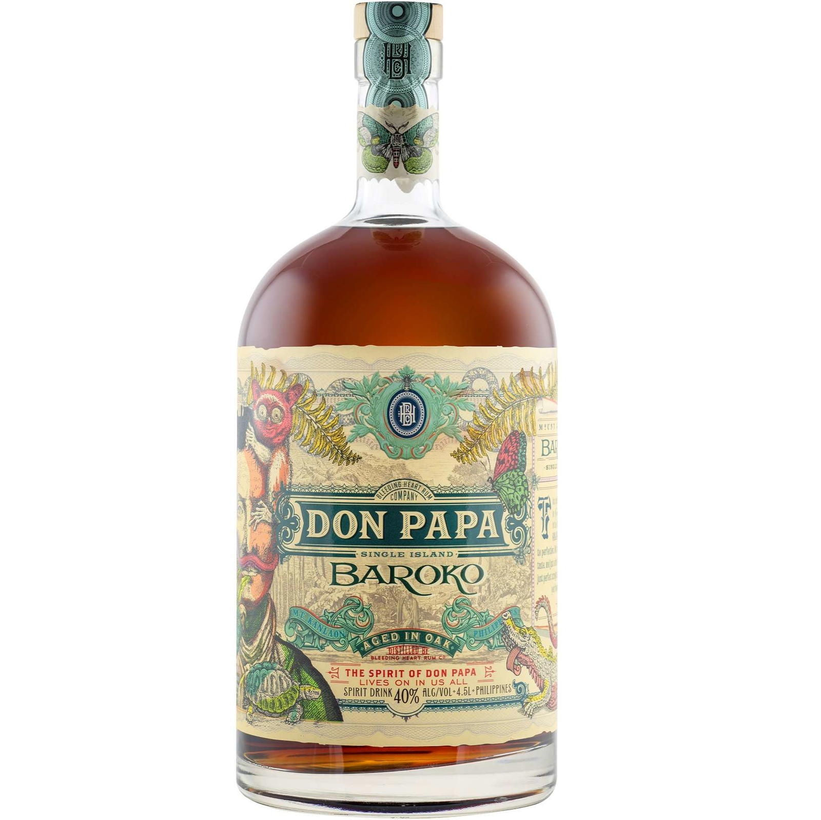 Don Papa Baroko – 4.5 L – 40.0% vol.: vista principale