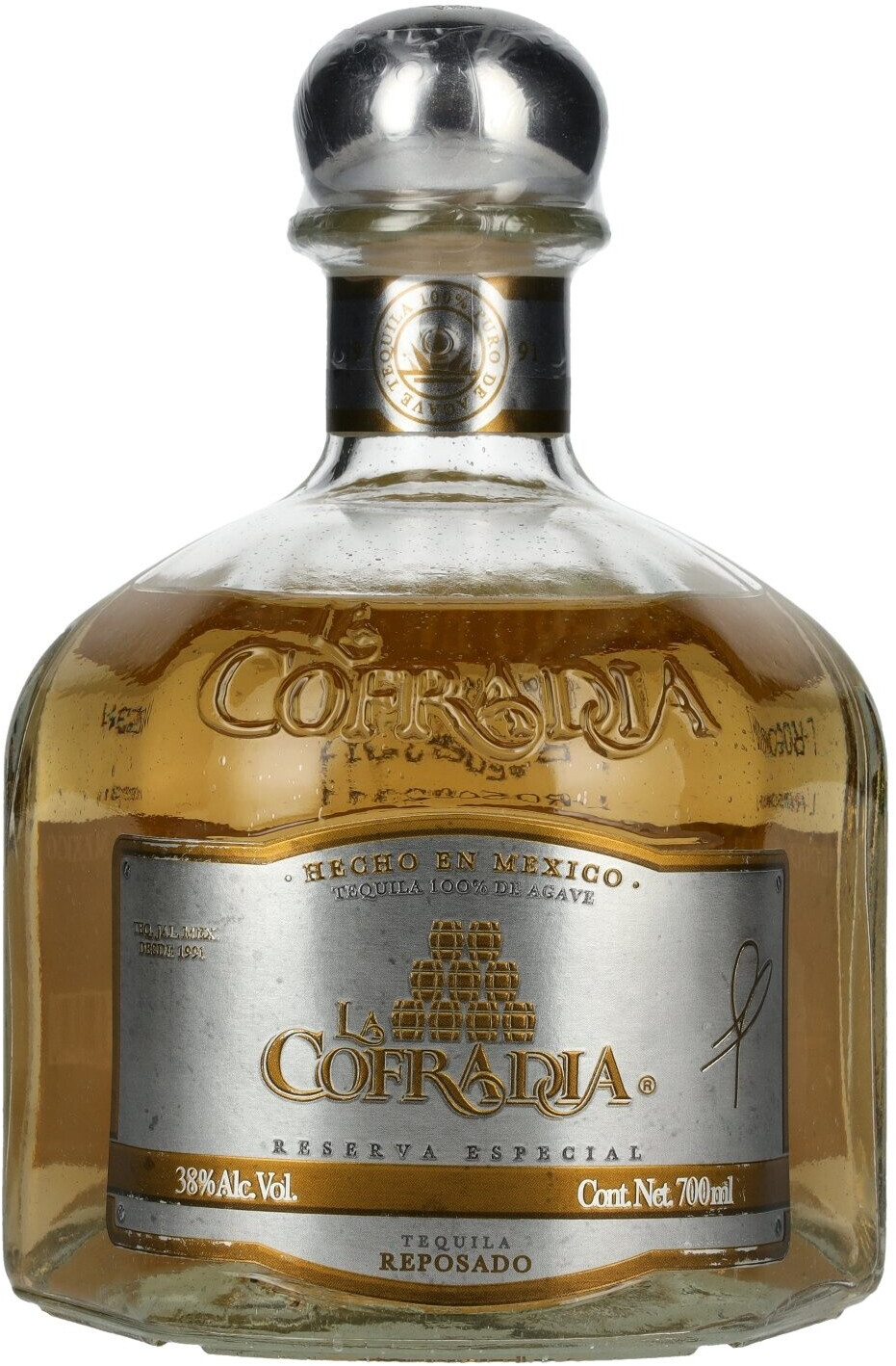 La Cofradia Reposado – 700 ml – 38.0% vol.: vista principale