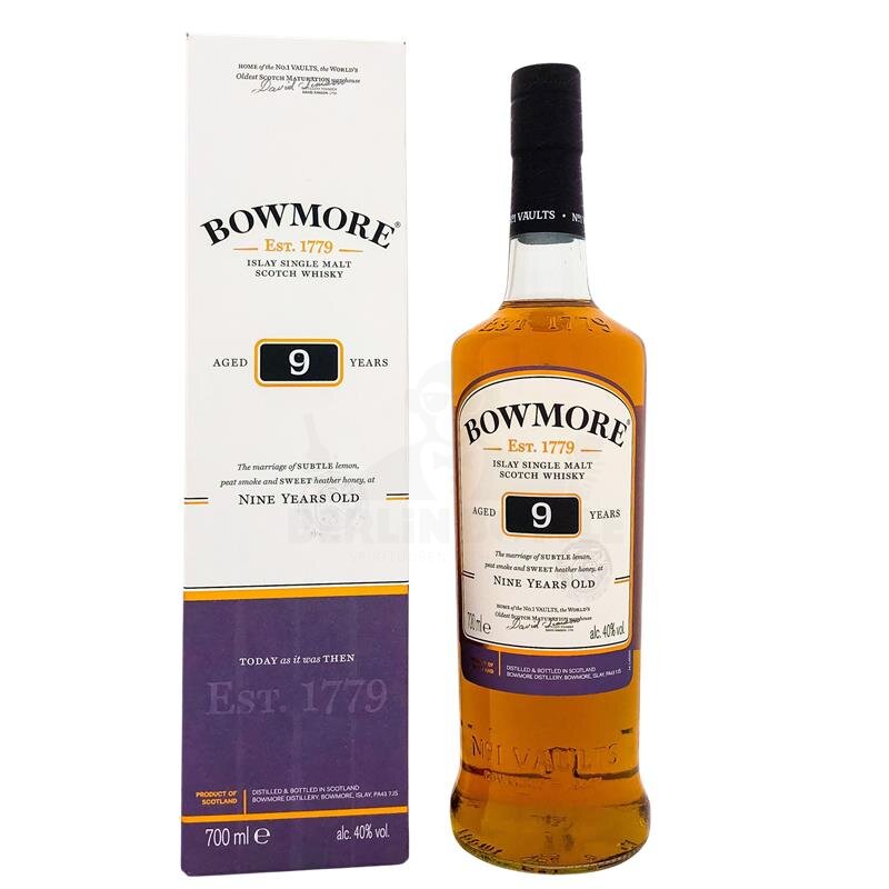 Bowmore 9 YO – 700 ml – 40.0% vol.: vista principale