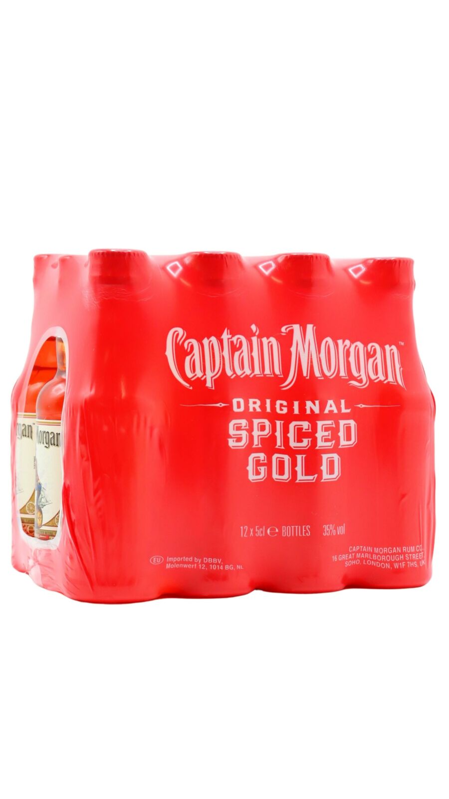 Captain Morgan Spiced Miniature – Confezione 10×50 ml – 35.0% vol.: vista principale