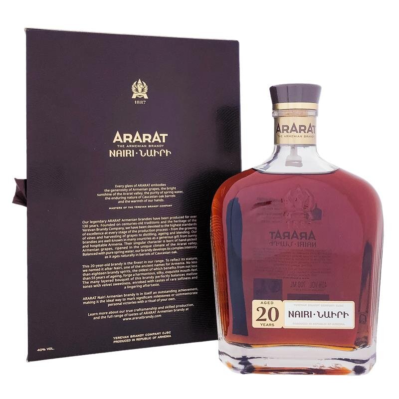 Ararat 20YO Nairi – 700 ml – 40.0% vol.: vista principale
