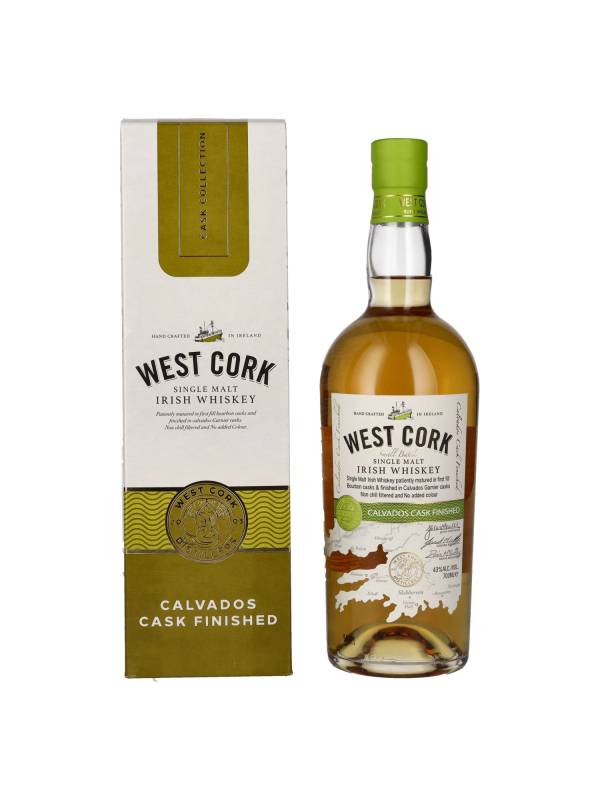 West Cork Single Malt Calvados Cask – 700 ml – 43.0% vol.: vista principale