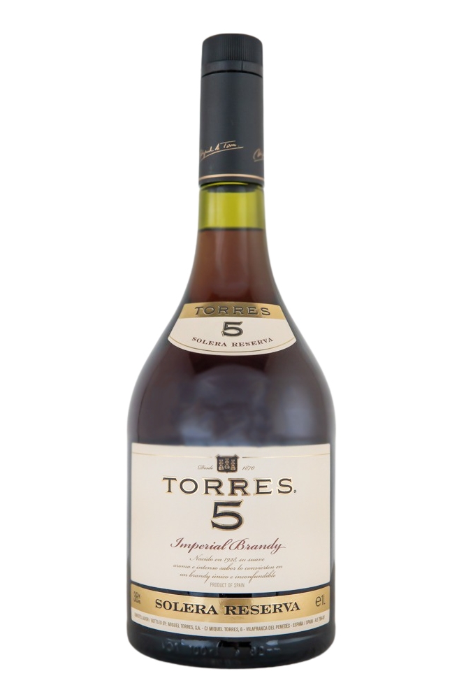 Torres 5 YO – 1 L – 38.0% vol.: vista principale