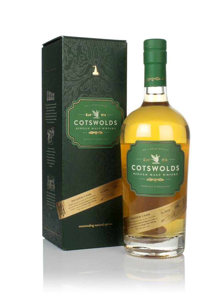 Whisky Cotswolds Single Malt Peated ( Verde) – 700 ml – 60.4% vol.: vista principale