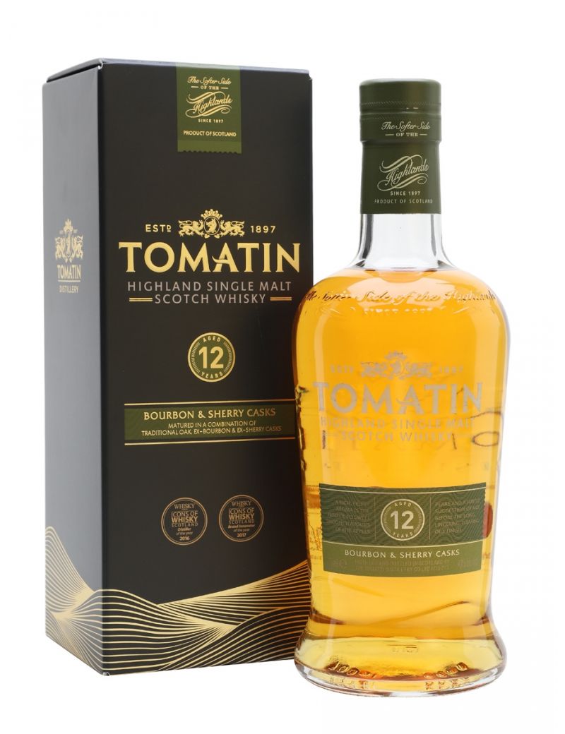 Tomatin 12 YO Bourbon&Sherry Casks – 700 ml – 43.0% vol.: vista principale