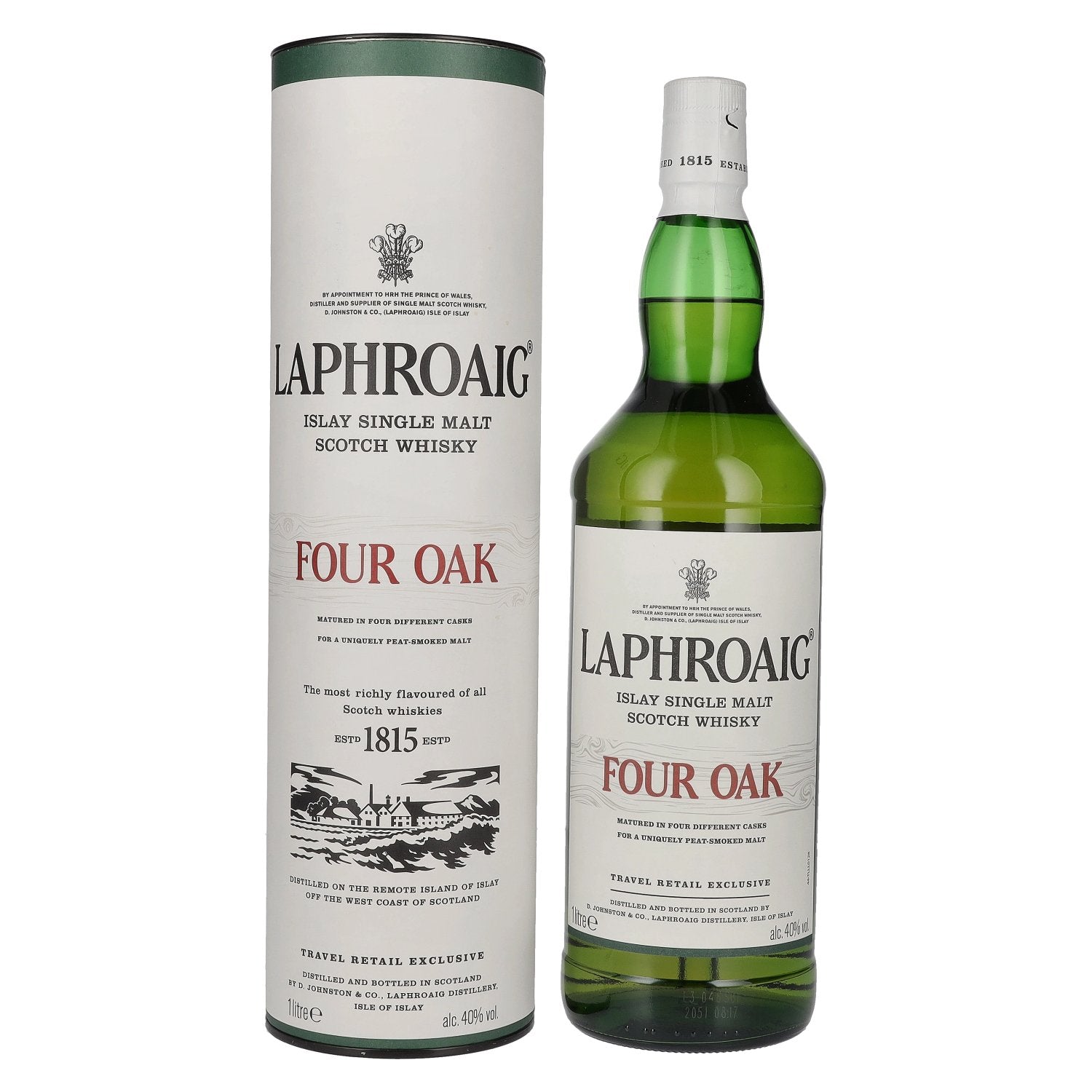 Laphroaig Four Oak – 1 L – 40.0% vol.: vista principale