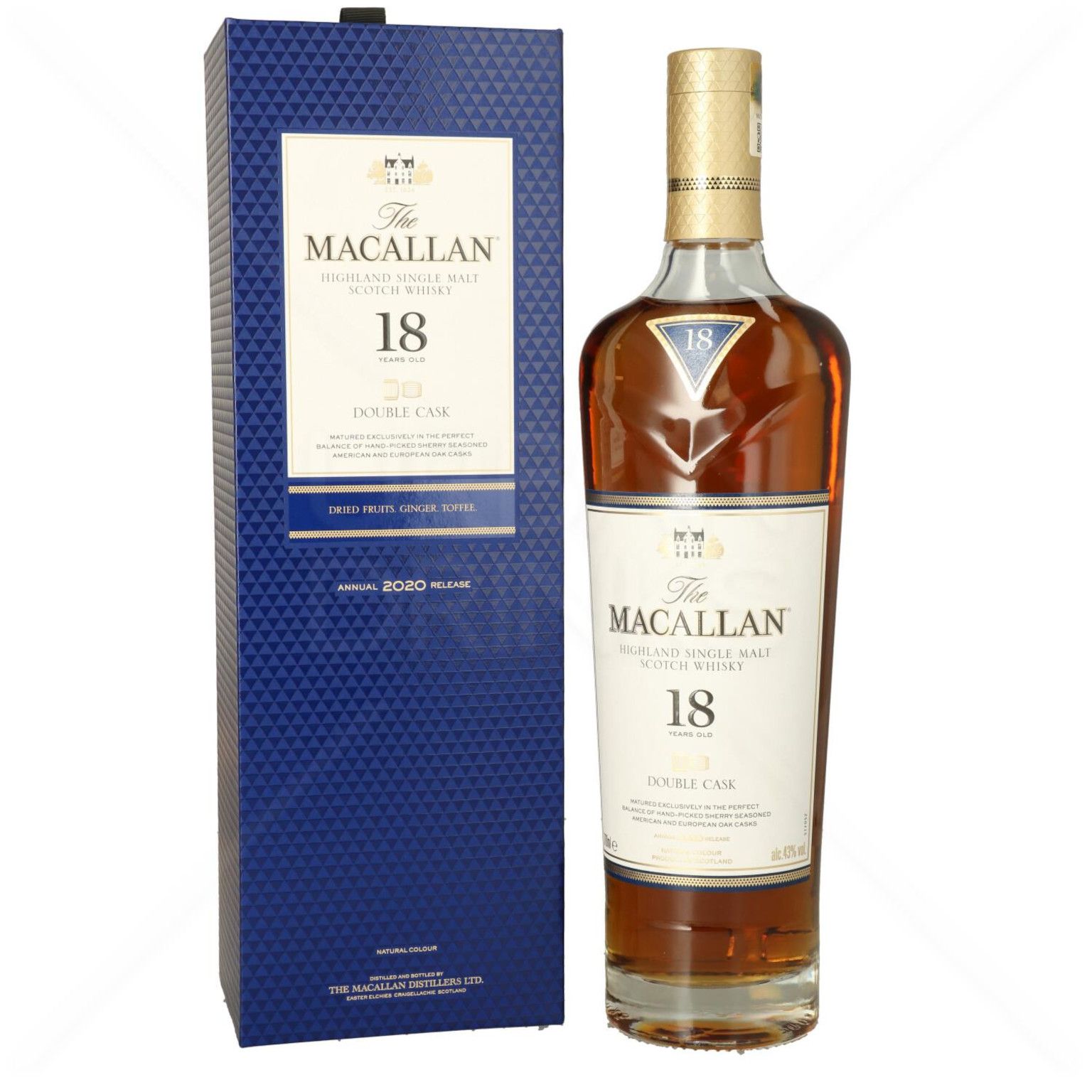 The Macallan 18 YO Double Cask – 700 ml – 43.0% vol.: vista principale