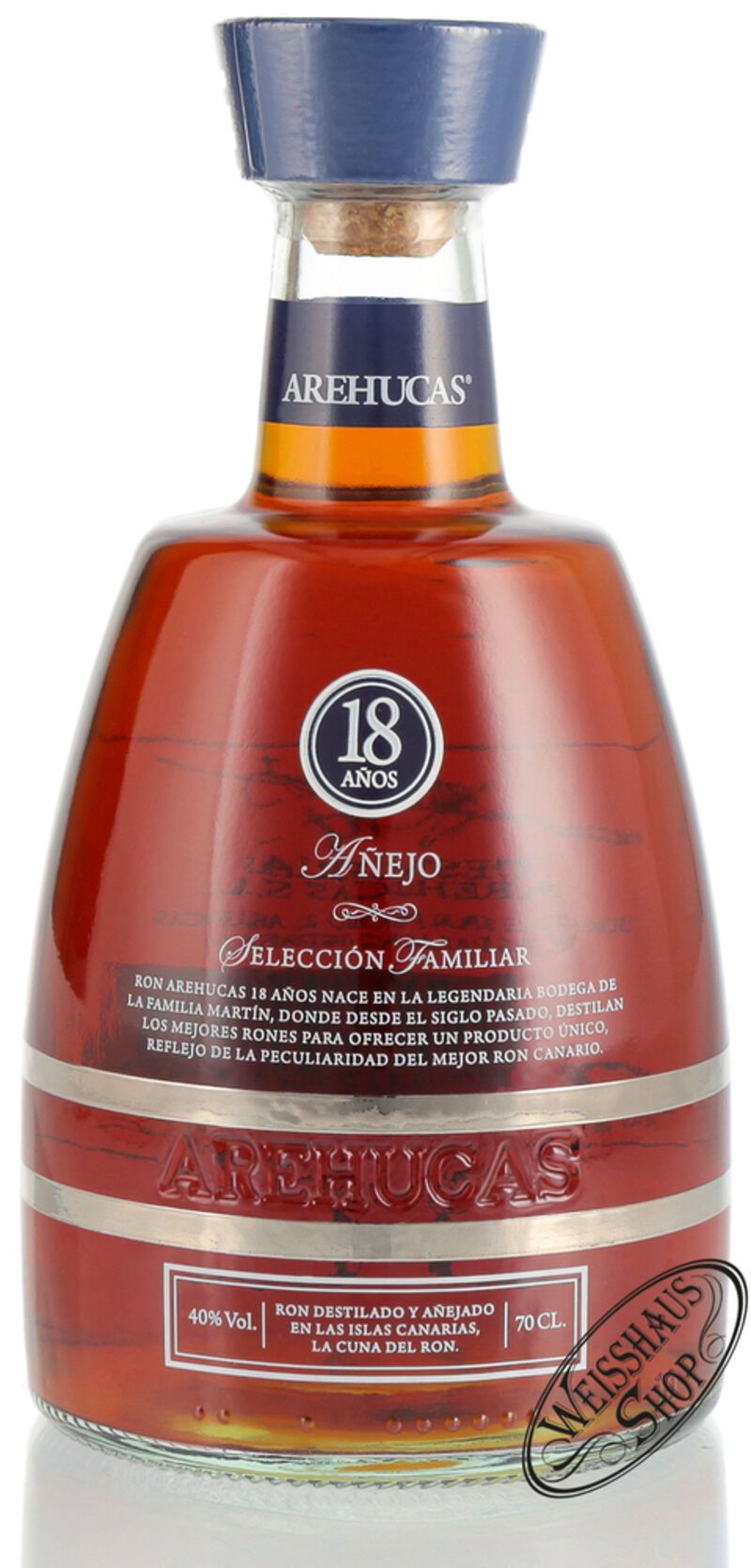 Arehucas 18 YO Anejo Res.Esp. – 700 ml – 40.0% vol.: vista principale