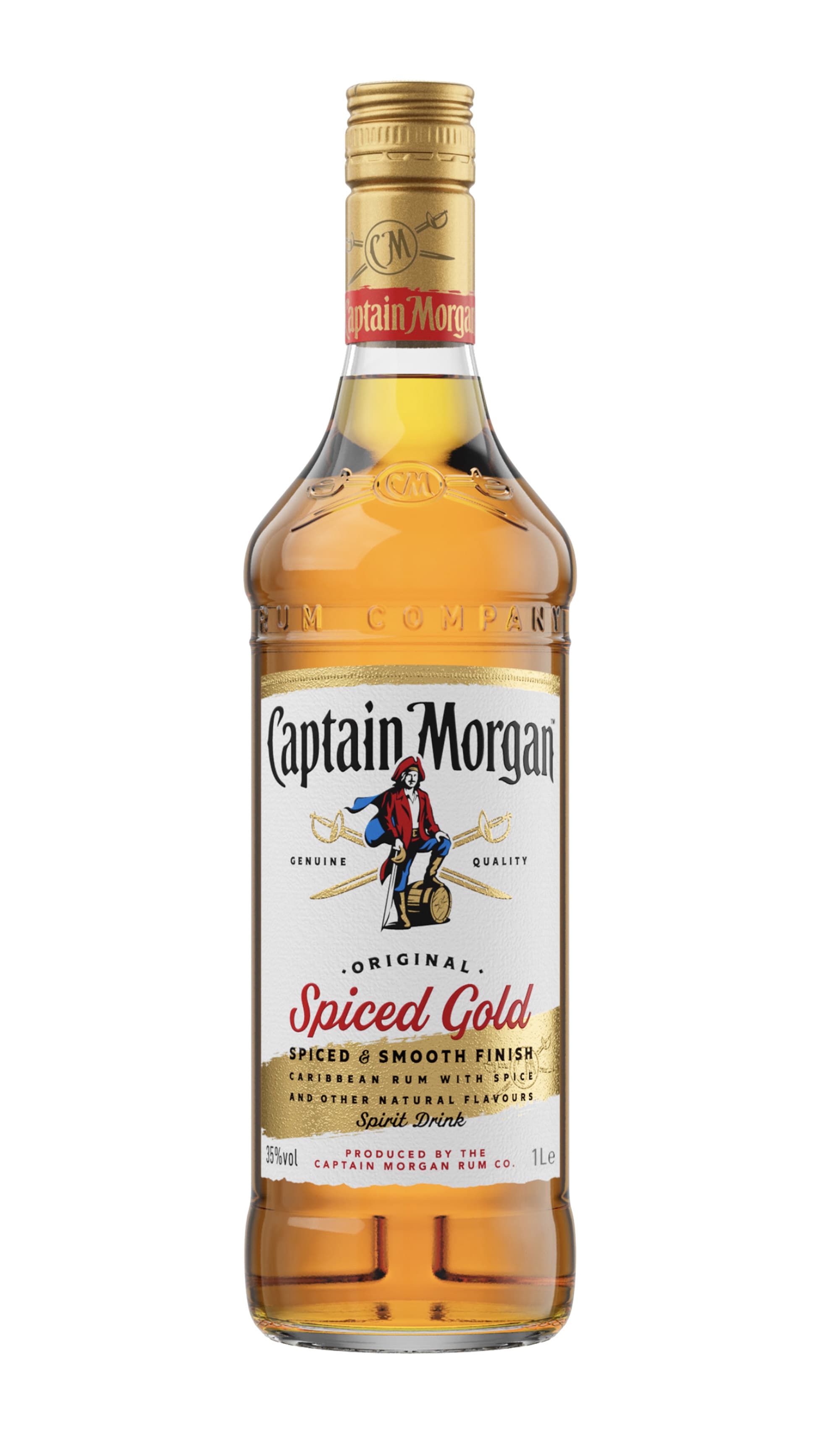 Captain Morgan Spiced Gold – 1 L – 35.0% vol.: vista principale