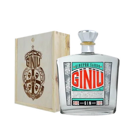 Immagine di Giniu Sardo In Wooden Box – 700 ml – 40.0% vol.