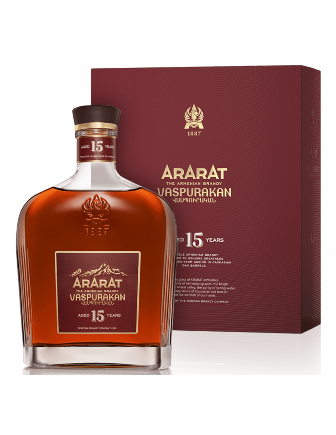 Ararat 15YO Vaspurakan – 700 ml – 40.0% vol.: vista principale