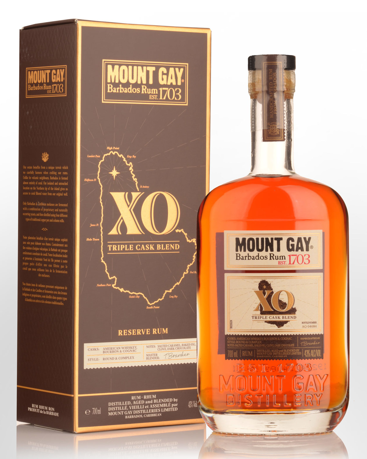 Mount Gay XO – 700 ml: vista principale
