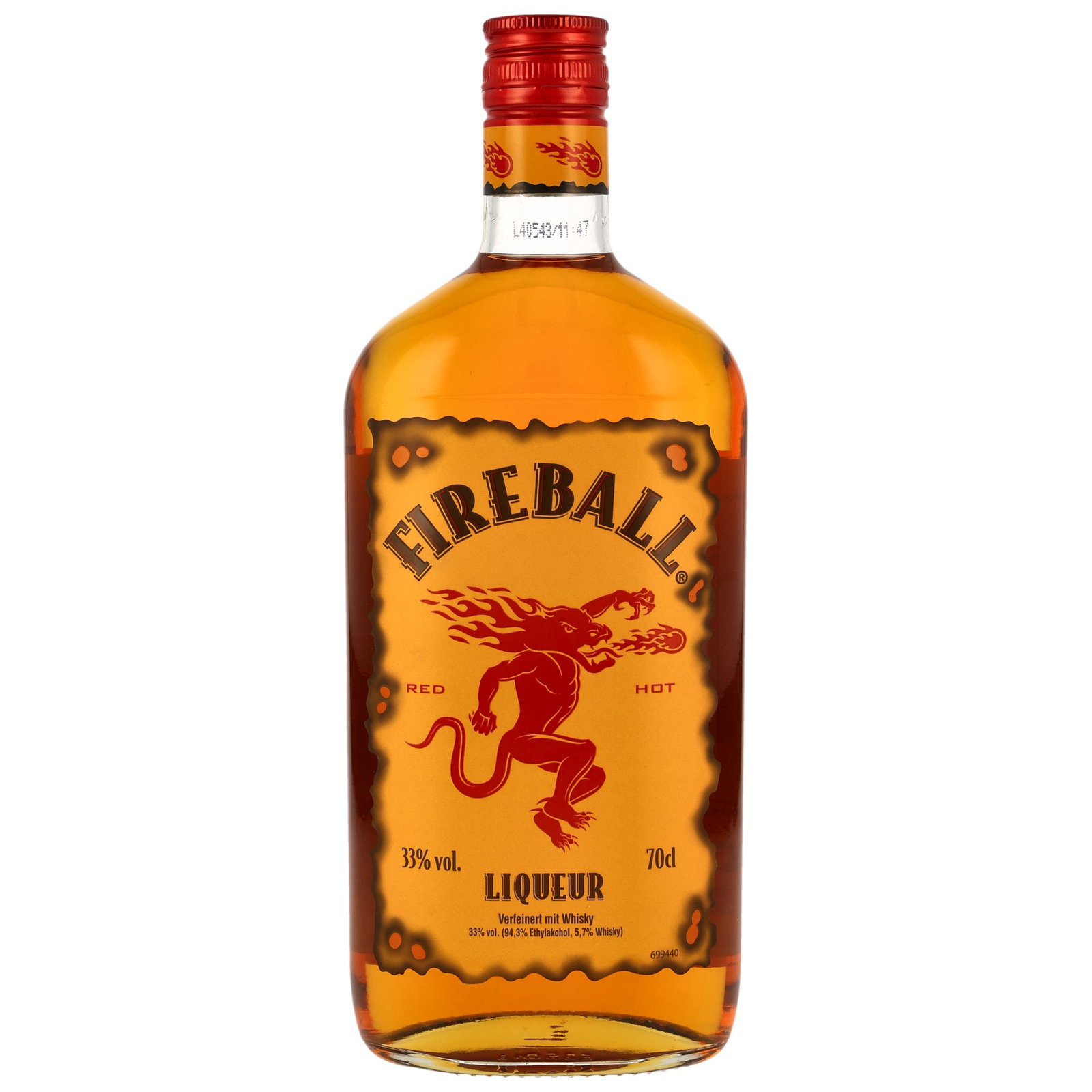 Fireball Whisky+Cannella – 200 ml – 33% vol.: vista principale