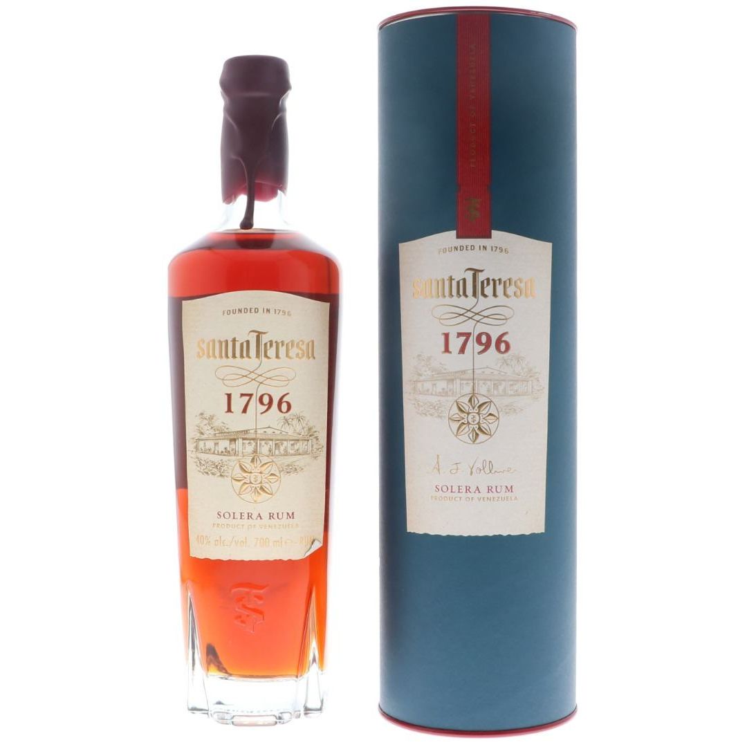 Santa Teresa 1796 1Bt + 1Bicchiere – Set Regalo – 700 ml + 1 bicchiere – 40.0% vol.: vista principale