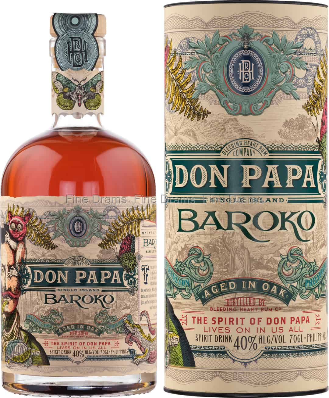 Don Papa Baroko Senza – 700 ml – 40.0% vol.: vista principale