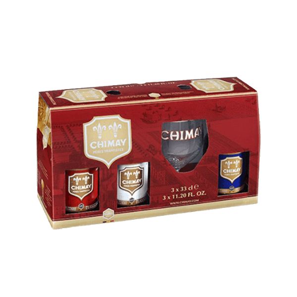 Chimay Trilogy – 3 Bottiglie + Bicchiere: vista principale