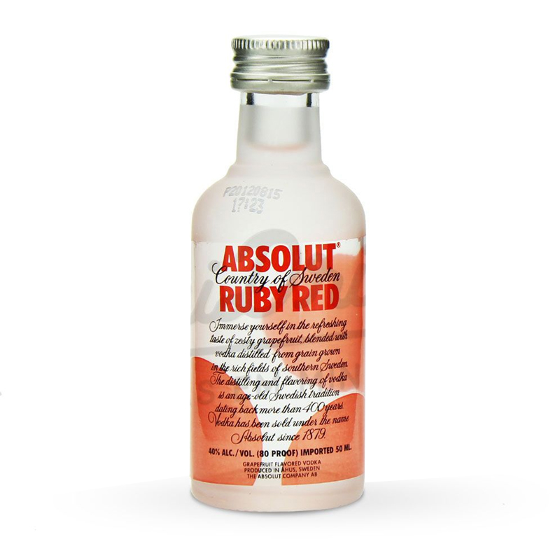 Absolut Ruby Red Miniature – Confezione 12×50 ml – 40.0% vol.: vista principale