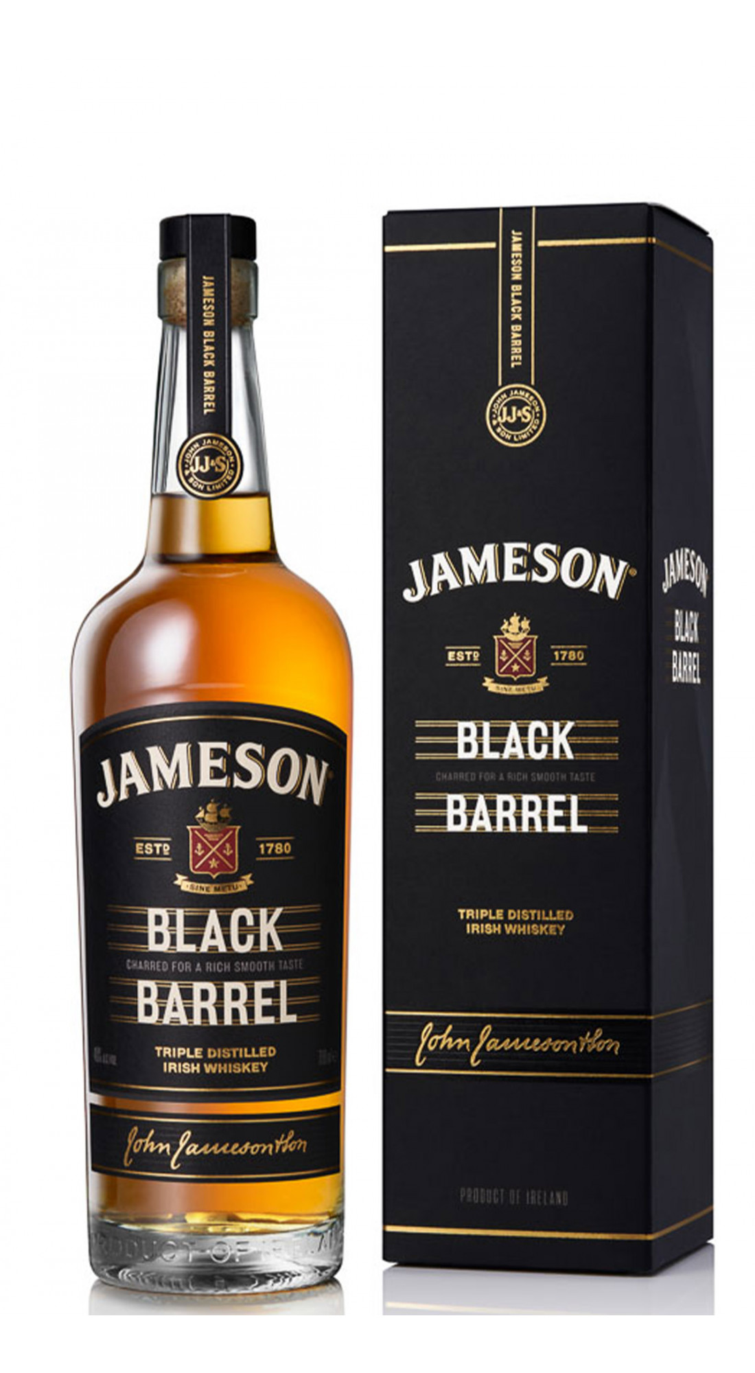 Jameson Black Barrel – 700 ml – 40.0% vol.: vista principale