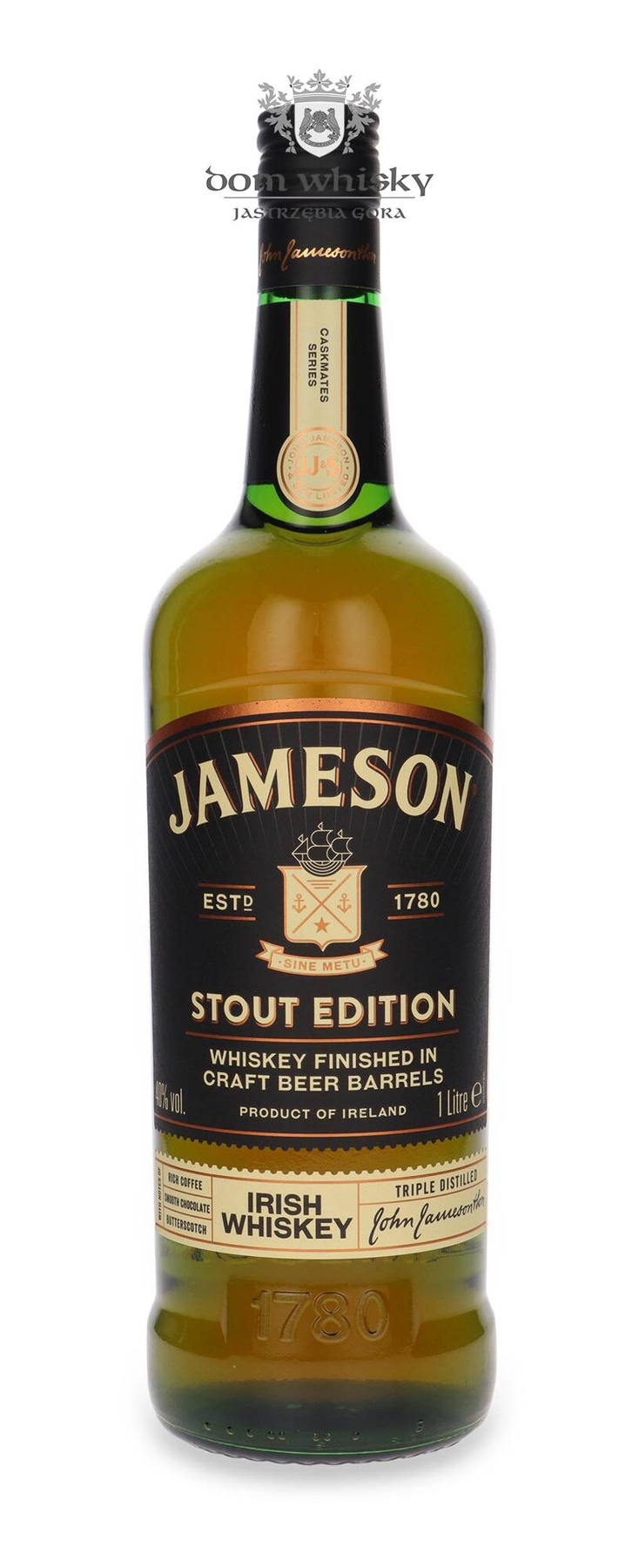 Jameson Stout Edition – 1 L – 40.0% vol.: vista principale