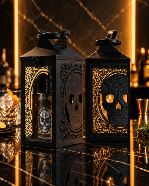 Immagine di Amuerte Black 70cl + lanterna