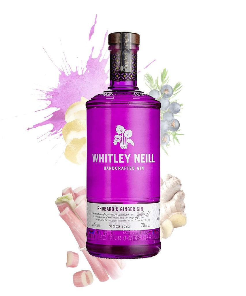Whitley Neill Rhubarb & Ginger Miniature – Confezione 12×50 ml – 43.0% vol.: vista principale