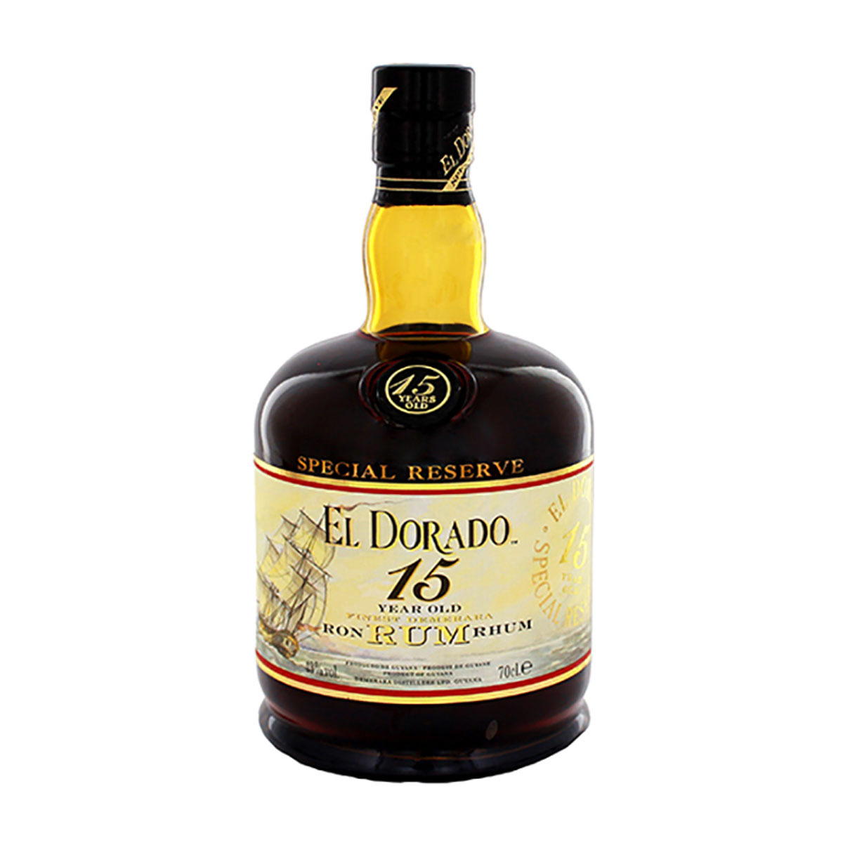 El Dorado 15 YO – 700 ml – 43.0% vol.: vista principale
