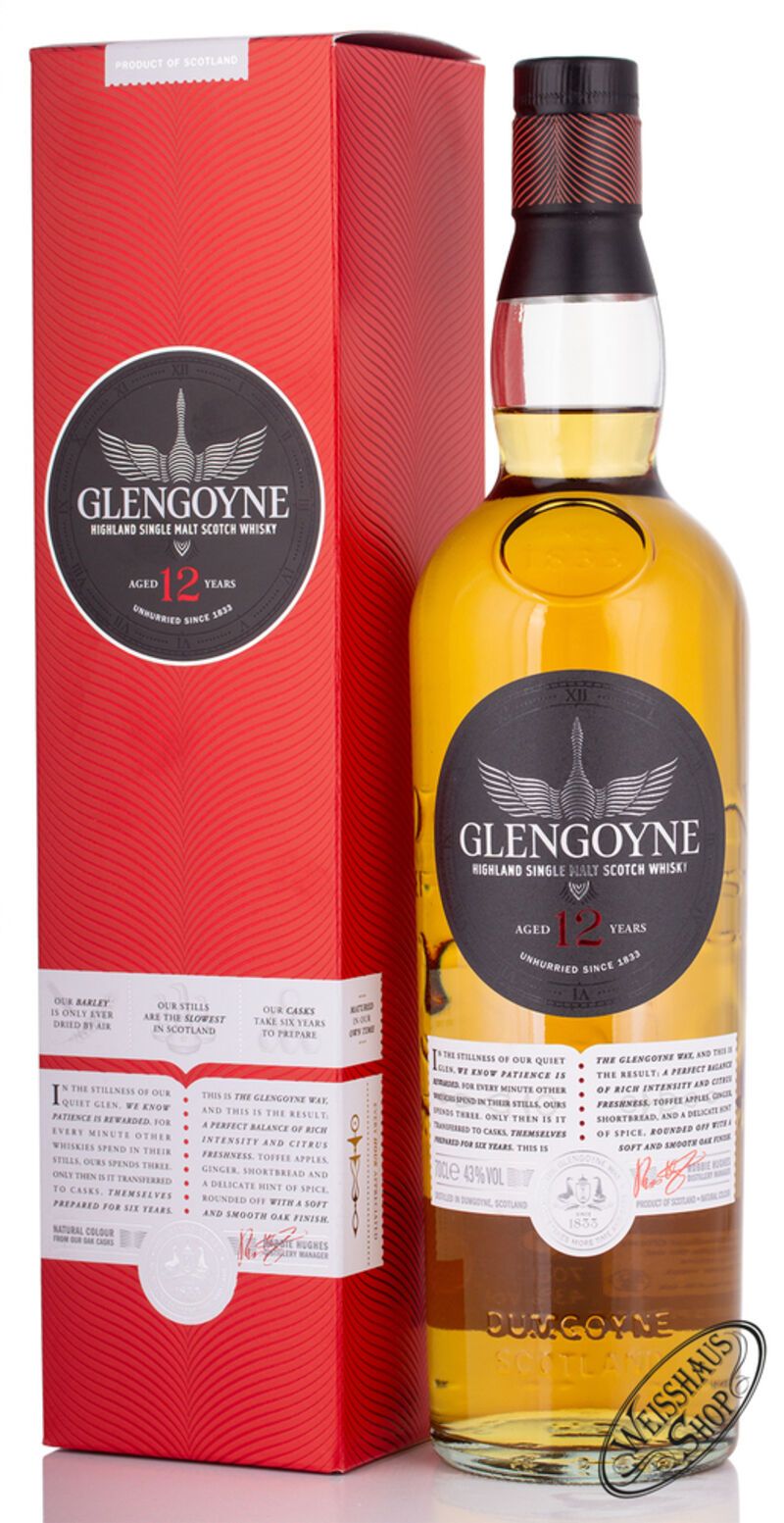Glengoyne 12 YO – 700 ml – 43.0% vol.: vista principale