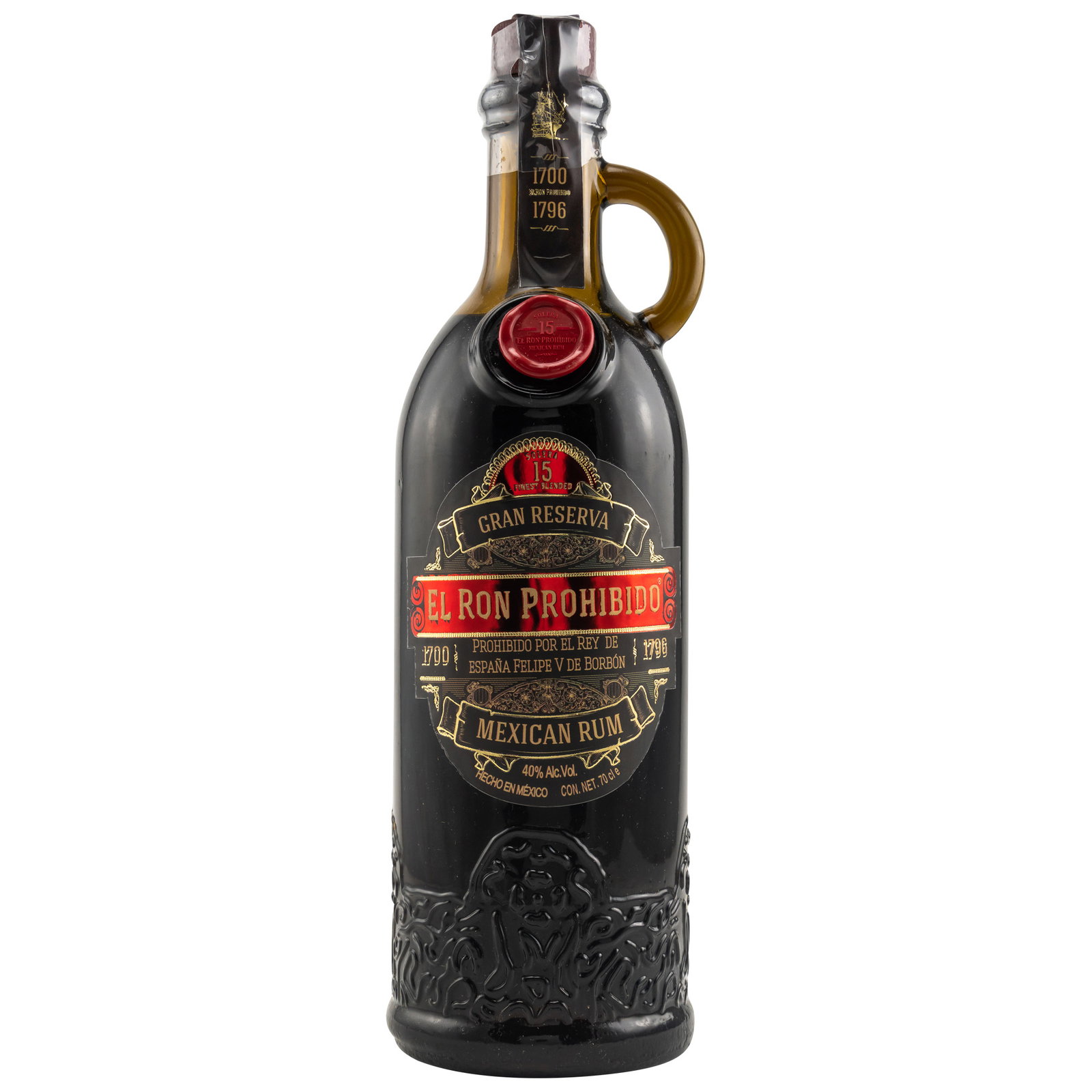 El Ron Prohibido Gran Reserva Solera 15 – 700 ml – 40.0% vol.: vista principale