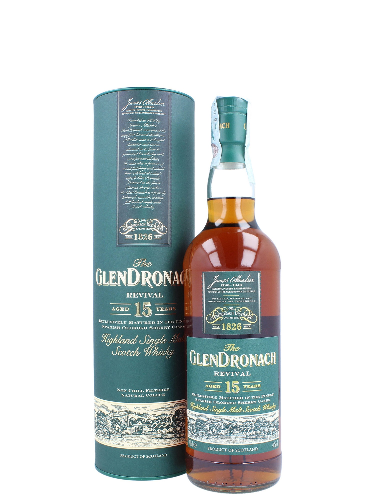 The Glendronach 15 YO Revival – 700 ml – 46.0% vol.: vista principale