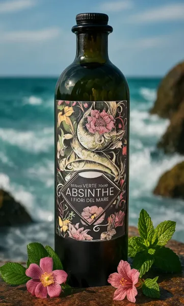 Immagine di Assenzio I Fiori Del Mare Verde – 700 ml – 65.0% vol.