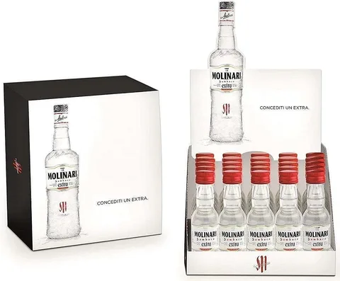 Immagine di Molinari Miniature – Confezione 25×30 ml – 42% vol.