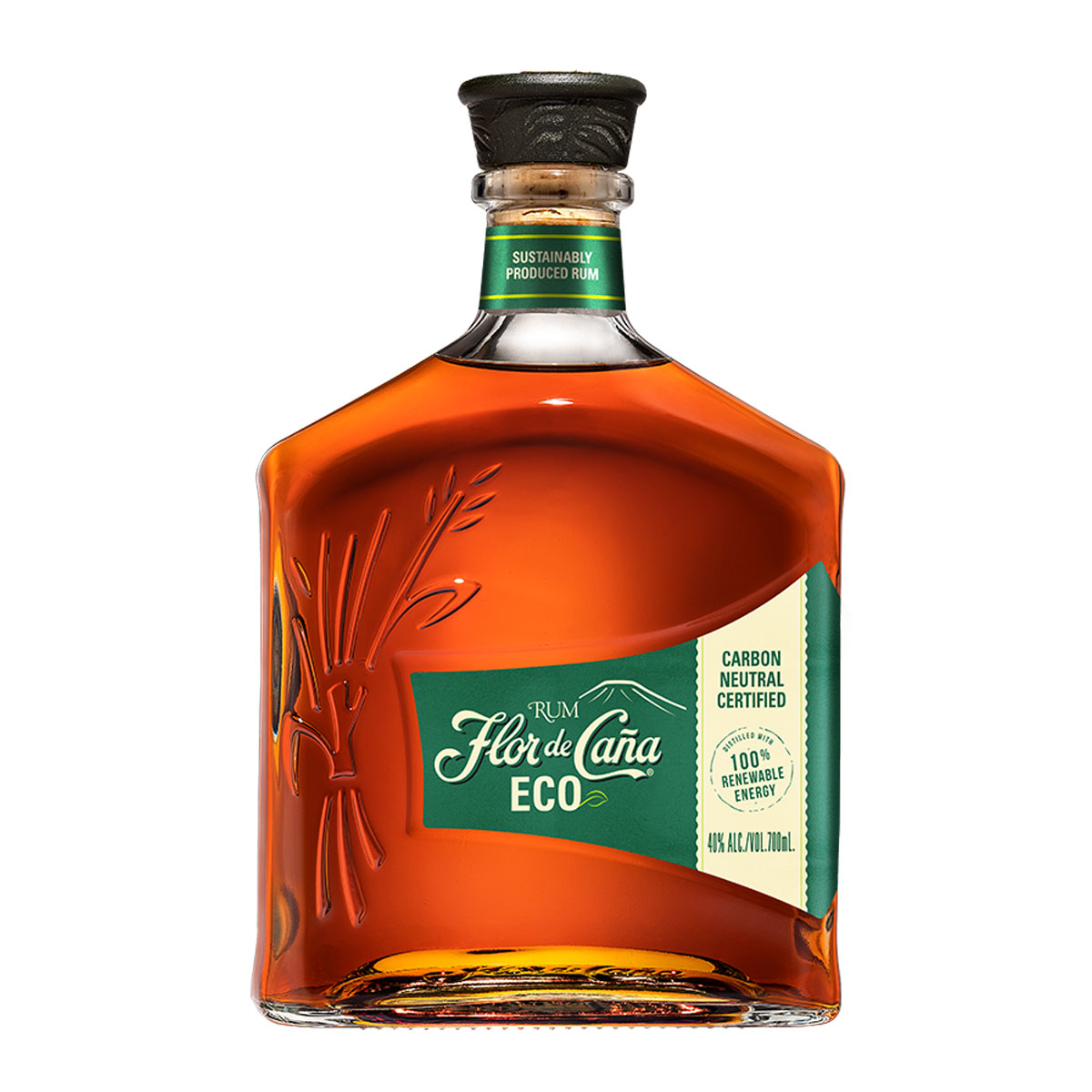 Flor de Caña Eco – 700 ml – 40.0% vol.: vista principale