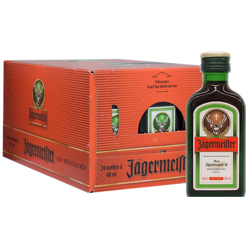 Jägermeister Miniature – Confezione 24×20 ml – 35% vol.: vista principale