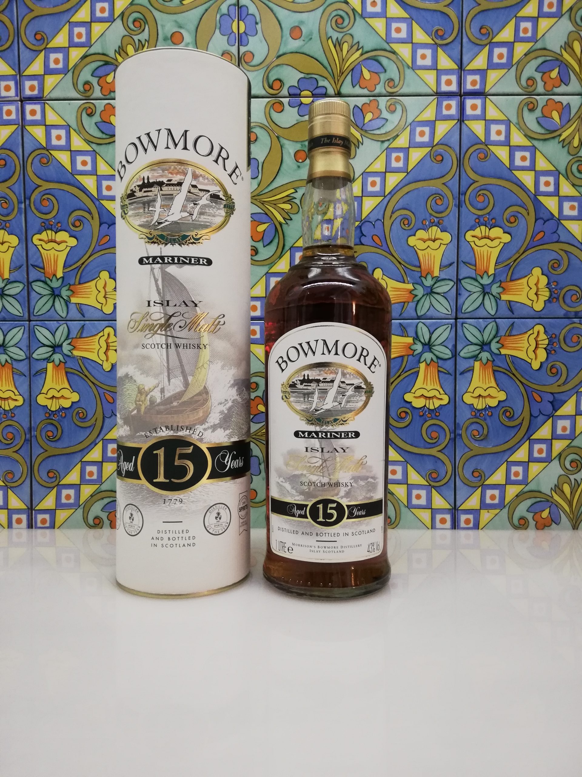 Bowmore 15 YO – 1 L – 43.0% vol.: vista principale