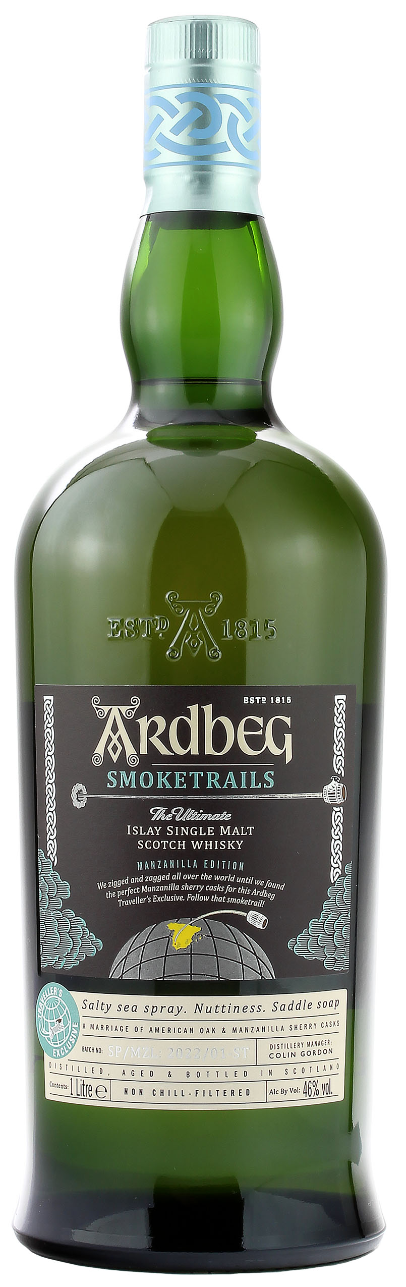 Ardbeg Smoketrails Manzanilla Edition – 1 L – 46.0% vol.: vista principale