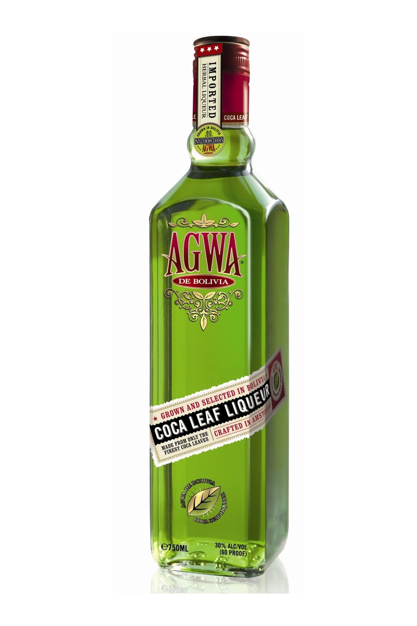 Agwa De Bolivia Coca Leaf – 1 L – 30.0% vol.: vista principale