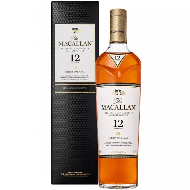 The Macallan 12 YO Sherry Oak – 700 ml – 40.0% vol.: vista principale
