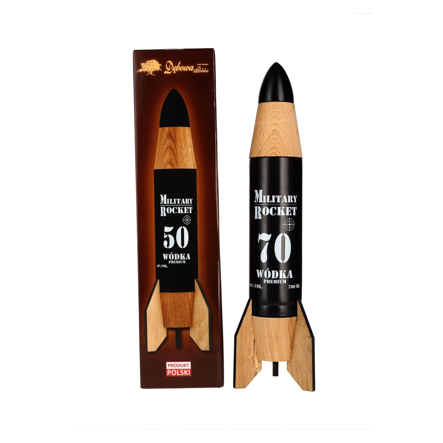 Debowa Military Rocket Missile – Set Regalo – 700 ml – 40.0% vol.: vista principale